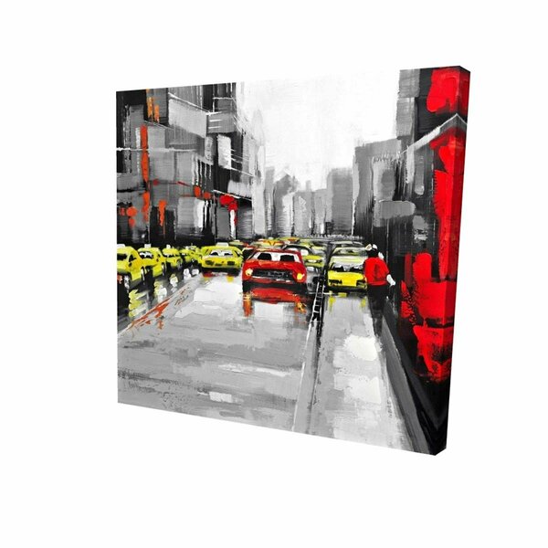 Fondo 12 x 12 in. Abstract Traffic by A Rainy Day-Print on Canvas FO2788074